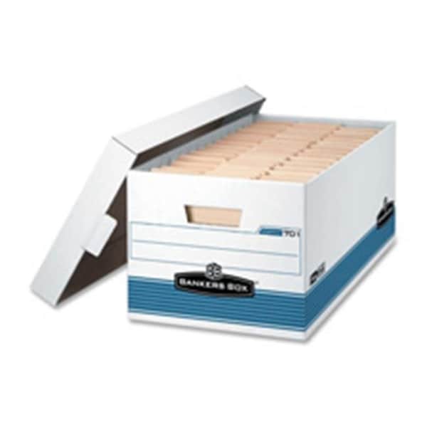 Fellowes Mfg. Co. FEL00709 Storage Boxes- w-Lid- Ltr-Lgl- 12-.75 in x15-.50 in x10 in - 12-CT- WE-BE 709 - main